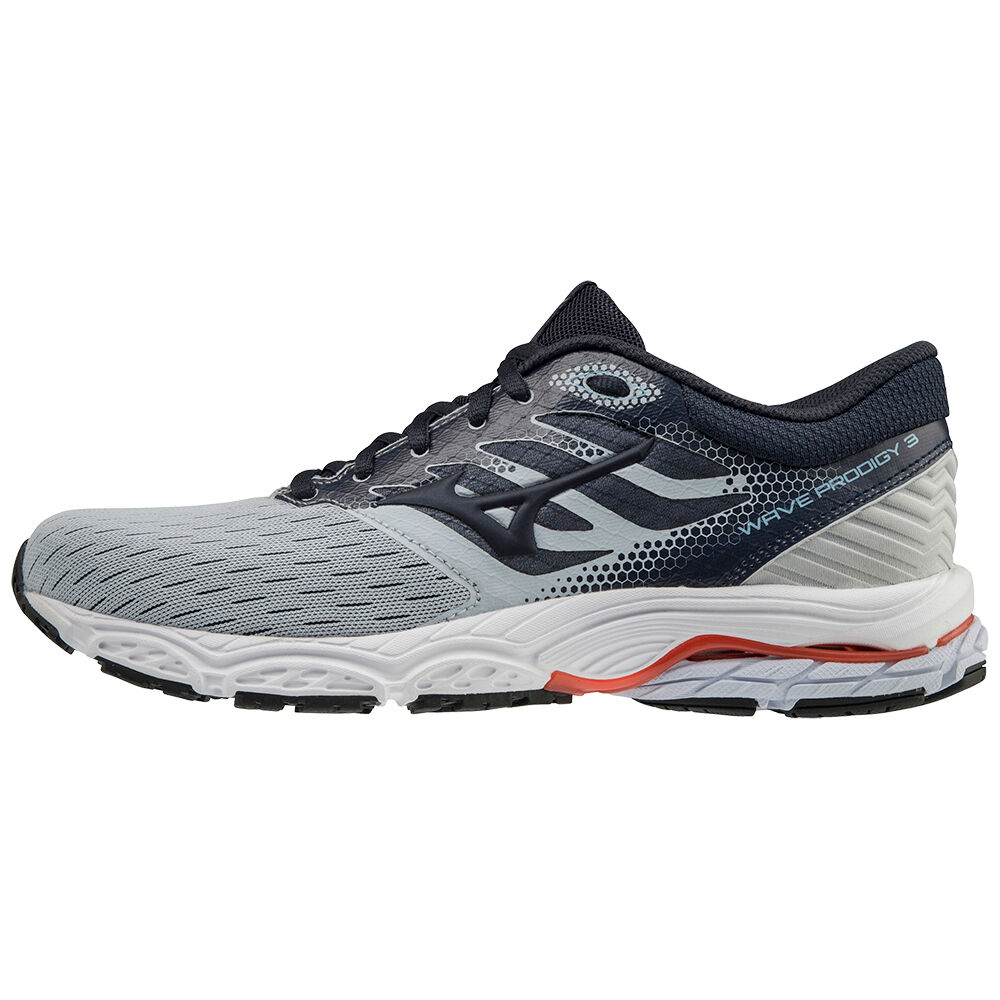 Womens Mizuno Wave Prodigy 3 Running Shoes Indigo/Coral Philippines (BXQLJD801)